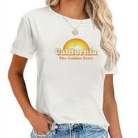Retro kalifornijska majica Vintage 70s Rainbow TEE dizajn
