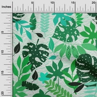 Onuone pamuk poplin Twill zelena tkanina ostavlja haljinu materijal od tkanine za ispis sa dvorištem