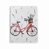 Vodeni kolor Bicikl lavanda cvijet bilježnica gume za poklopac dnevnik mekih poklopca časopis