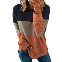 Vrhovi dugih rukava za žensko čišćenje Trendi Ležerne prilike dugih rukava u boji majica s tankim vrhom