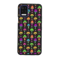 Šarena-neona-gljiva-tvrd-on-layler-min Telefon za telefon za LG Q za žene Muška Pokloni, mekani silikonski