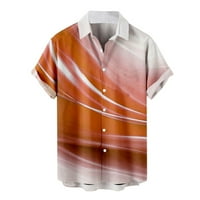 Muške labave opuštene majice popust ljetni havajska plaža Dugme Prodaja 4D digitalni tisak teški modna