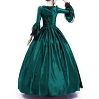 Youraumao haljina za čišćenje gotičkih haljina za žene Renasance Retro Maxi haljina srednjovjekovna
