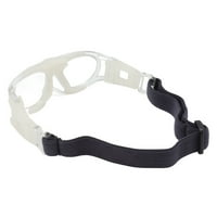 Košarkaške sportske naočale, elastične sportske zaštitne naočale utjecaj otporna na kankanje za pokretanje crne boje, bijele boje