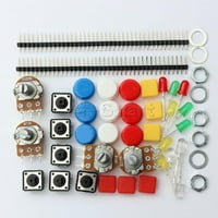 Dijelovi za elektroničke ventilatore Kit Starter tečajevi Komponentni otpornici Prekidački gumb za Arduino