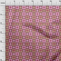 Onuone pamučne kambričke ružičaste tkanine poker kartice Quilling pribor za šivanje tkanine sa dvorištem širom