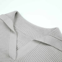 BabySbule plus veličina Ženski džemperi Novi dolasci Žene i zima Novo odijelo ovratnik pleteni džemper