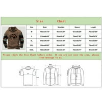 Leesechin Big Muns T majice Grafički klirens Pulover Hoodie za muškarce Čista pamuk i vrhunskog udobnog modne bluze