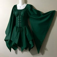 Plus veličina haljina za žene Ljeto za žensku haljinu košulje trube irska košulja s korzetom Tradicionalna