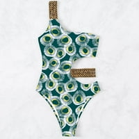 Njoeus Womens kupaći kupaći kupaći kostim Ženski modni bikini set kupaći kostim dva napunjena kupaći