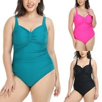 Plus veličina Ženska kupaći kostim Bodičari Tržni upravljač Obriši ruffle Beachwear