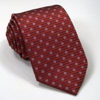 Muška gingham Provjerite pruge veze uzorak Poslovne formalne dizajnerske kravate 3,15 , crvena