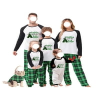 Porodica koja odgovara Božićne pidžame Postavite zaslon za odmor Xmas PJS set za parove i djecu