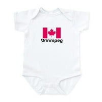 Cafepress - Winnipeg novorođenčad - beba svjetlo bodi, veličina Novorođenčad - mjeseci