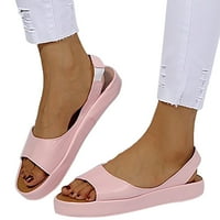 Nova vanjska trgovina velika casual pune boje bez klizanja Udobne sandale Glitter sandale za žene Žene