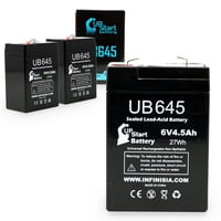 - Kompatibilni bacač CFM6V4. Baterija - Zamjena UB univerzalna zapečaćena olovna akumulatorska baterija - uključuje f do f terminalne adaptere