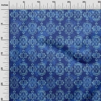 Onuone pamuk poplin srednje plava tkanina Batik DIY odjeća za preciziranje tkanine za ispis tkanine