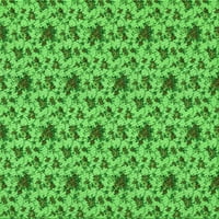 Ahgly Company u zatvorenom pravokutniku smaragdno zelene prostirke, 5 '7'