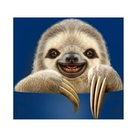 Sloth Mens Royal Blue Graphic Tee - Dizajn ljudi 2xl