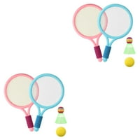 Frcolor Badminton Kids Teniski igračke postavi atletski reket reketi igre Obrazovne igračke Toddlers Rekets Child Recquet plastika