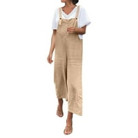 Ženske kombinezone Streetwear Odmor Visoki struk široka noga sa džepovima Dame Odjeća Slatka elegantna