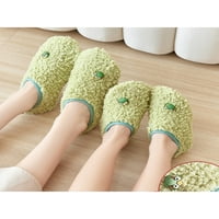 Ymiytan Unise Lagane čarape Papuče Spavaća soba Prozračne zimske čarape Soft Home Cipele Green Frog 7c-8c