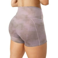 HHEI_K temperamentne kratke hlače tipa Tip Yoga hlače Duksete Dno hlače Gym Hotsas Women