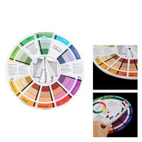 Mi kotač u boji, kolor u boji pigment, kotač u boji, za noktne umjetničke boje podudaranje alata za papir na papiru za slikanje