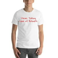 Rukom napisan Steve: Briga o poslovnoj pamučnoj majici kratkih rukava po nedefiniranim poklonima