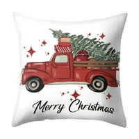 Cheer US Božićni jastuk za božićne ukrase Zimska Xmas Farmhouse jastučni jastuk, jastuk za bacanje bivola