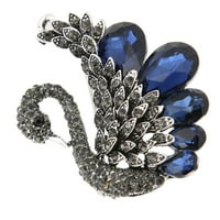 Brooch, svijetla jedinstvena broše nakit za ukrašavanje odjeće za festivalski poklon tamno plava