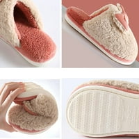 Cocopeaunt Womens Fuzzy kućni papuče ugodne papuče za spavanje pjene toplo klizanje na laganim vanjskim