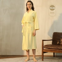 Pidžama za žene unise džep prozračna dužina koljena spajanje mekoj spavaćim odjeći za spavanje