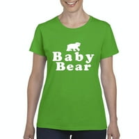 Arti - Ženska majica kratki rukav, do žena Veličina 3XL - Beba medvjed