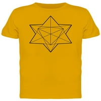 Geometrijska 3D zvjezdana majica Muškarci -Mage by Shutterstock, muški medij