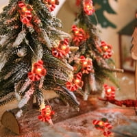 Prilično comy božićne svjetla 6,56ft LED ukrasnih bombona String String String za božićnu drvcu Stranka