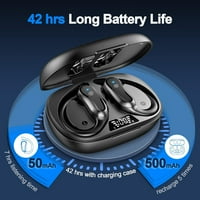 Za Sonim XP bežične uši Bluetooth 5. Slušalice 42HRS Vrijeme za reprodukciju u ušima Sportske slušalice