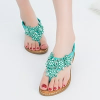 Ženske proljeće i ljetne perle Modne boemske stile ravne sandale