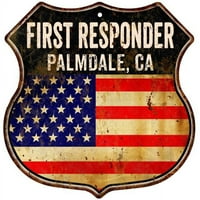 CA prvi odgovor USA Metal znak Fire policija 211110022150