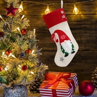 Bescita božićni ukrasi bezlične lutke božićne čarape Santa Claus Dječji poklon Božićno drvce