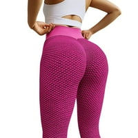 Tajice za žene joga hlače yoga trkačke gamaše dužine hlača žensku aktivnu fitnes pune sporta joga hlače ženske hlače vruće ružičaste xl