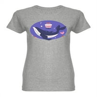 Majica sa sretnim rođendanom u obliku kitova žene -Mage by Shutterstock, ženska velika