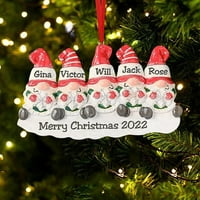 Božićno drvcanje viseći privjesak Ornament Božićni vilks Božićna stabla ukrasi ukrasi Obiteljski dekor