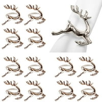 UPOSAO salvetinski prsten legura prstenje u salvetima Elk držači salveta u salvetinskom ubrusu ukras