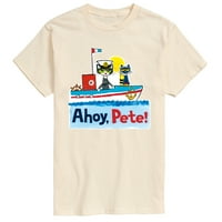 Pete mačka - Ahoy Pete - grafička majica kratkih rukava kratkih rukava