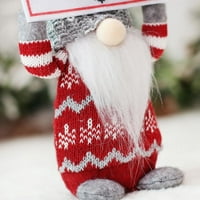 Božićni gnome užareni lagani light potpisuju lik za lutke bez ilične gnome