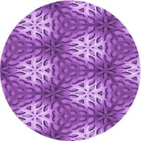 Ahgly Company u zatvorenom okruglom uzorkovima Heliotrope Purple Prostirke, 5 'Round