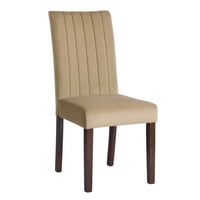 Tapacirane stolice za trpezarije Set modernog bočne stolice akcent stolica za dnevni boravak, blagovaonica - taupe