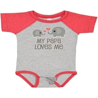 Inktastic moj tata voli me unuke poklon baby boy ili baby girl bodysuit