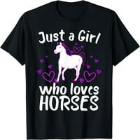 Cool konj za žene djevojke kaudne majice u jedinstvenom konjima